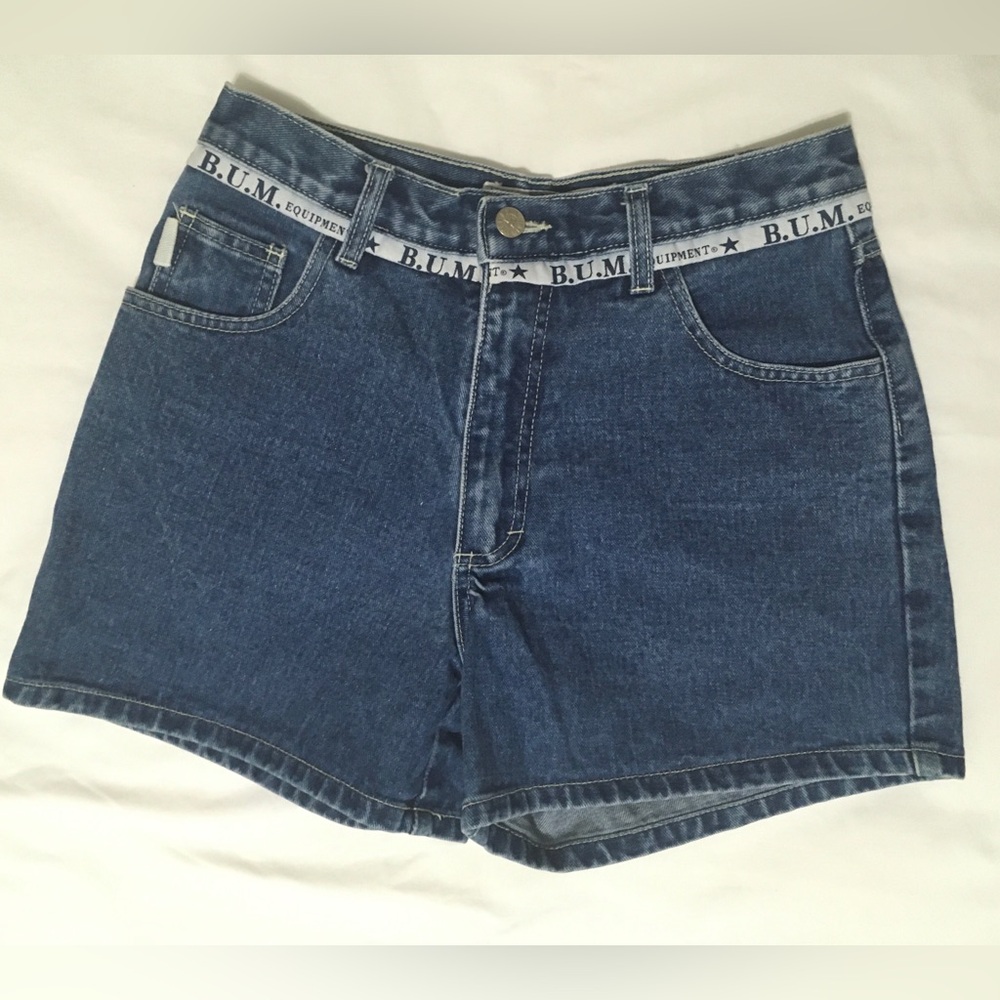 Blue Jean Shorts High-Waisted Classic
